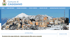 Desktop Screenshot of comune.caggiano.sa.it