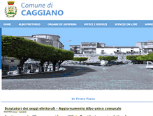Tablet Screenshot of comune.caggiano.sa.it